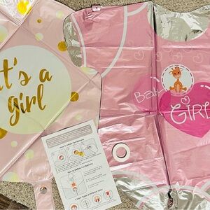 Pink Baby Girl Balloon